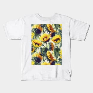 Sunflowers Forever Kids T-Shirt